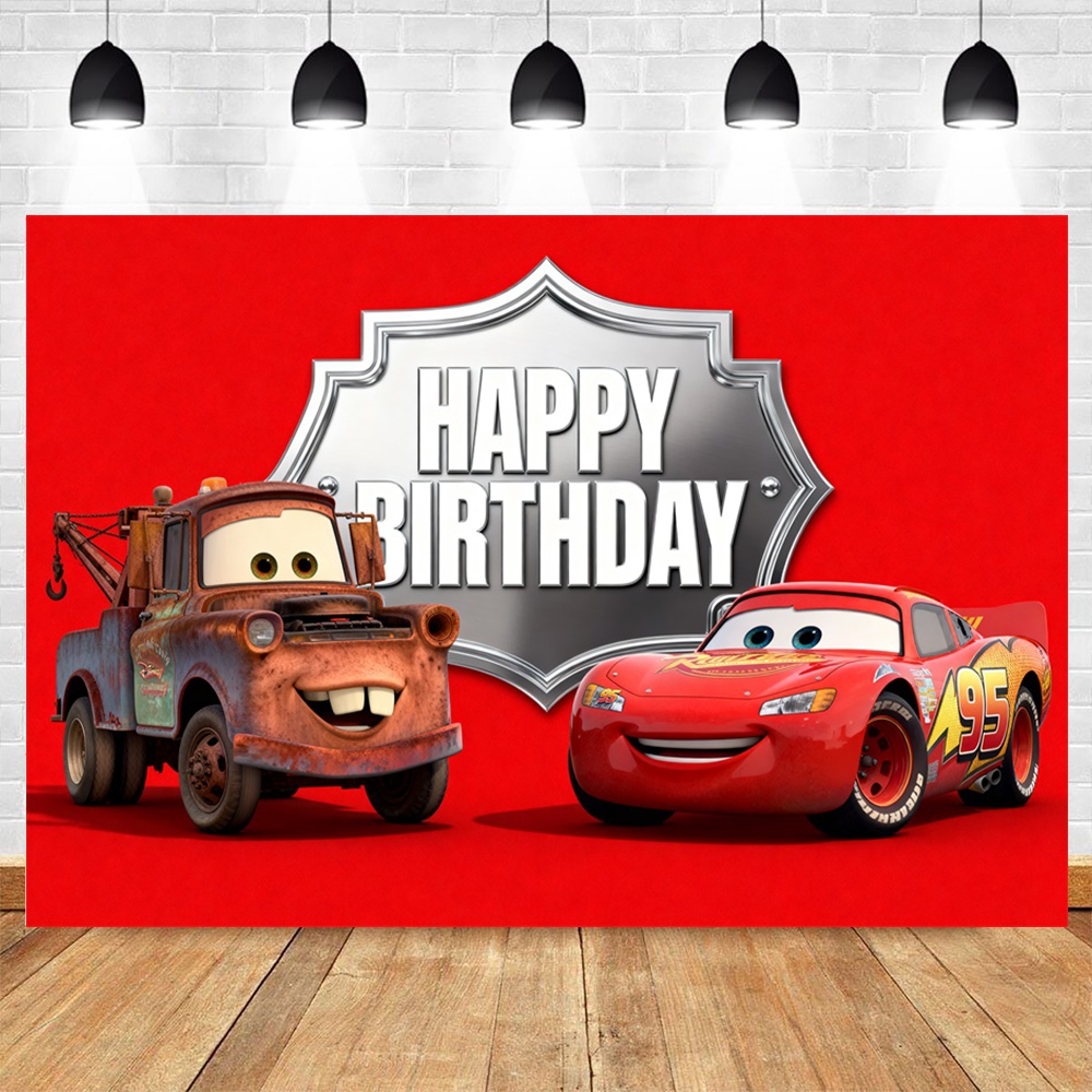 Disney Lightning McQueen Photo - مراجعة Lighting Mcqueen Birthday Decor وسعره