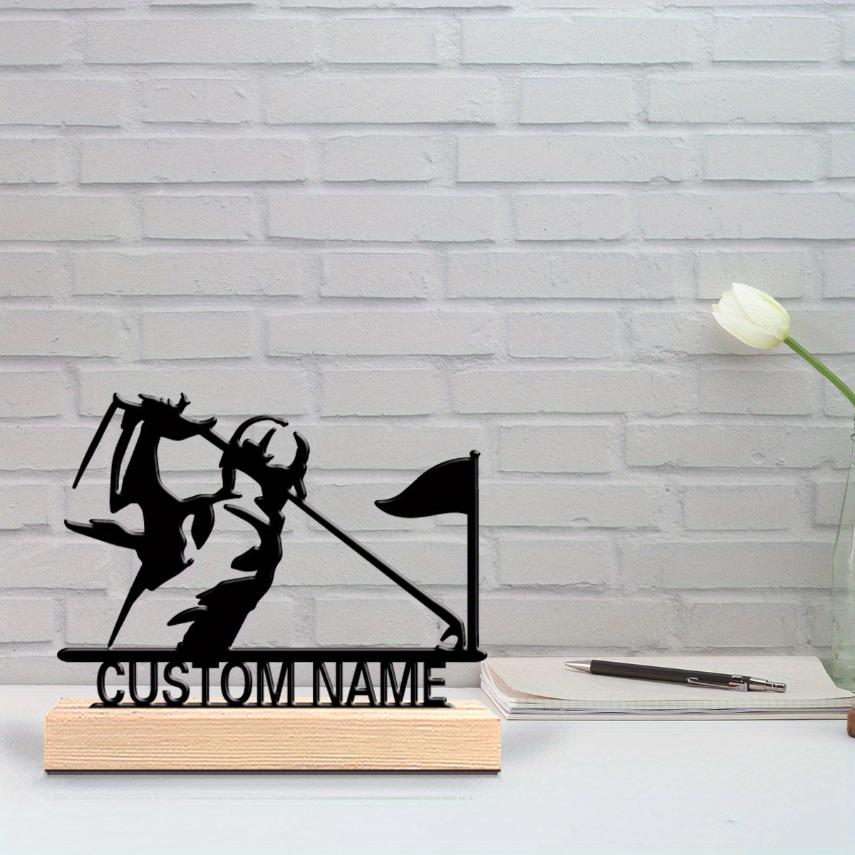 Custom Engraved Golfer Metal S - مراجعة Elegant Decor & Lighting Llc وسعره
