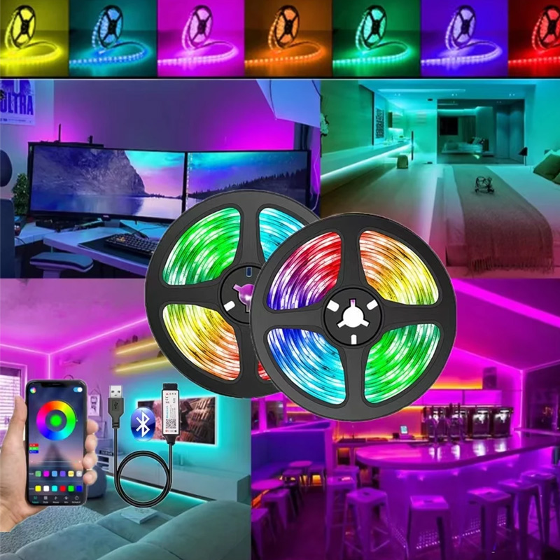 USB Led Strip Lights DC 5V RGB - مراجعة Lighting Bolt Decor وسعره