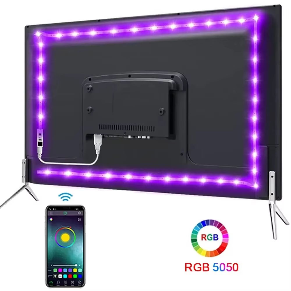 USB Led Strip Lights DC 5V RGB - مراجعة Lighting Bolt Decor وسعره