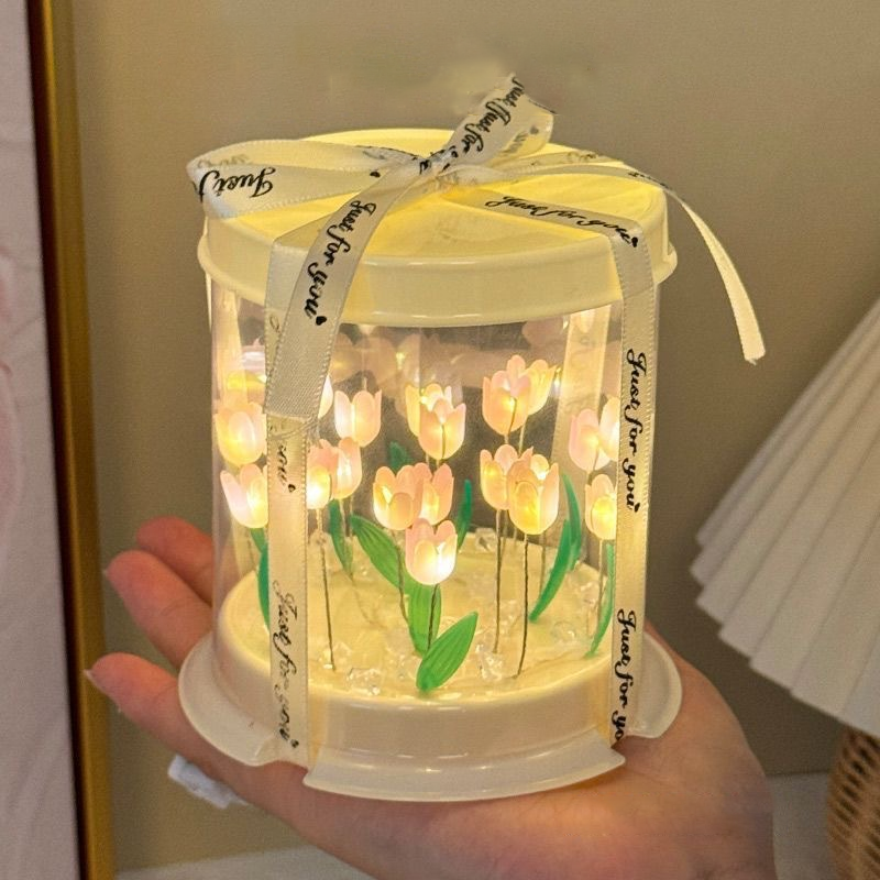 DIY Tulip Lamp Simulation Flow - مراجعة Decor Lighting Lamps وسعره