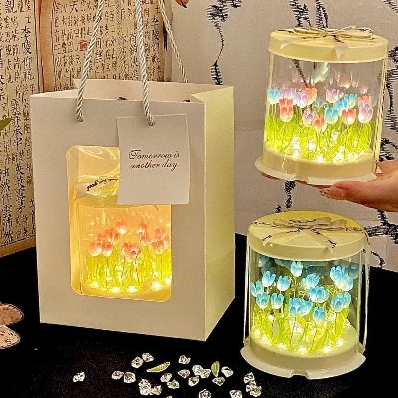 DIY Tulip Lamp Simulation Flow - مراجعة Decor Lighting Lamps وسعره