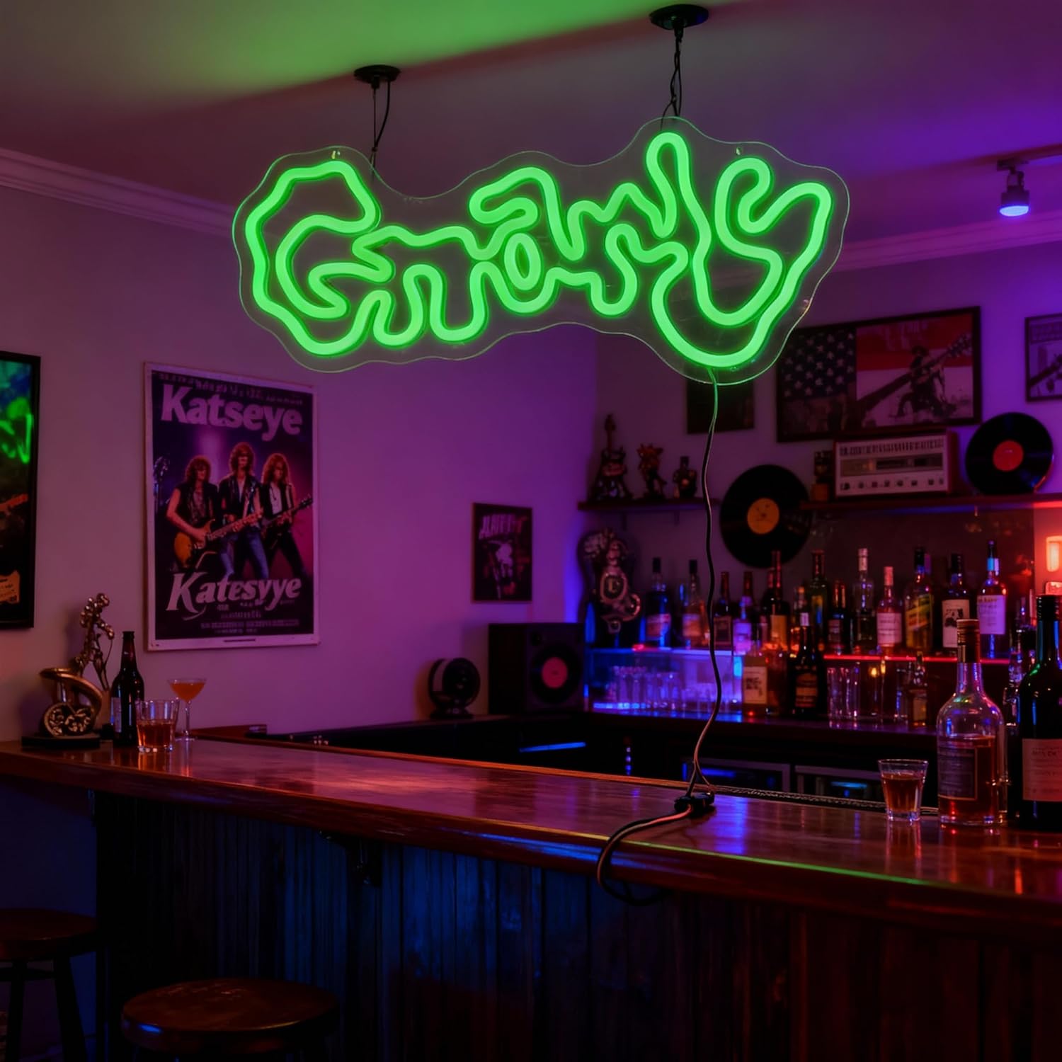 Gnarly Neon Sign Art Wall Ligh - مراجعة Lighting Decor For Room وسعره