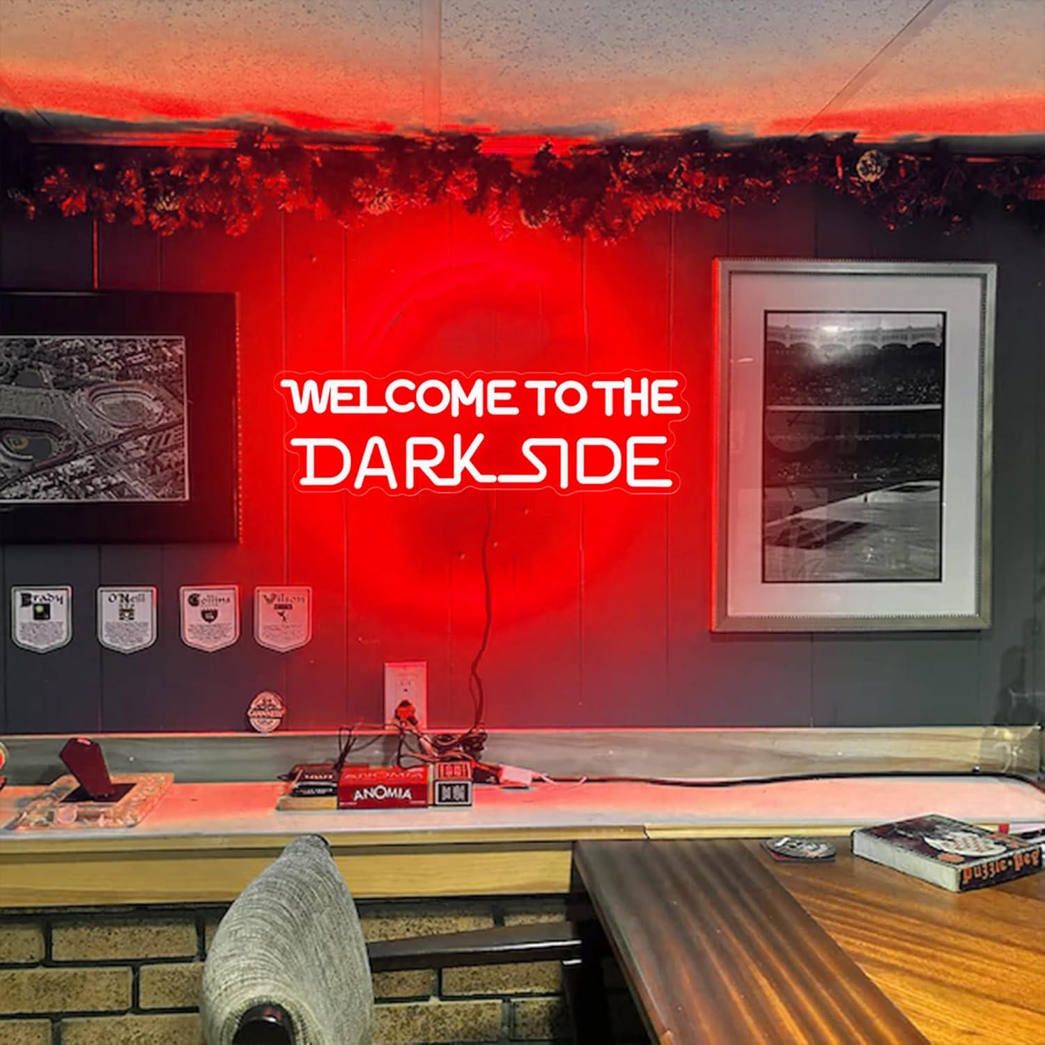 Welcome to the Dark Side Neon  - مراجعة Lighting Decor For Room وسعره