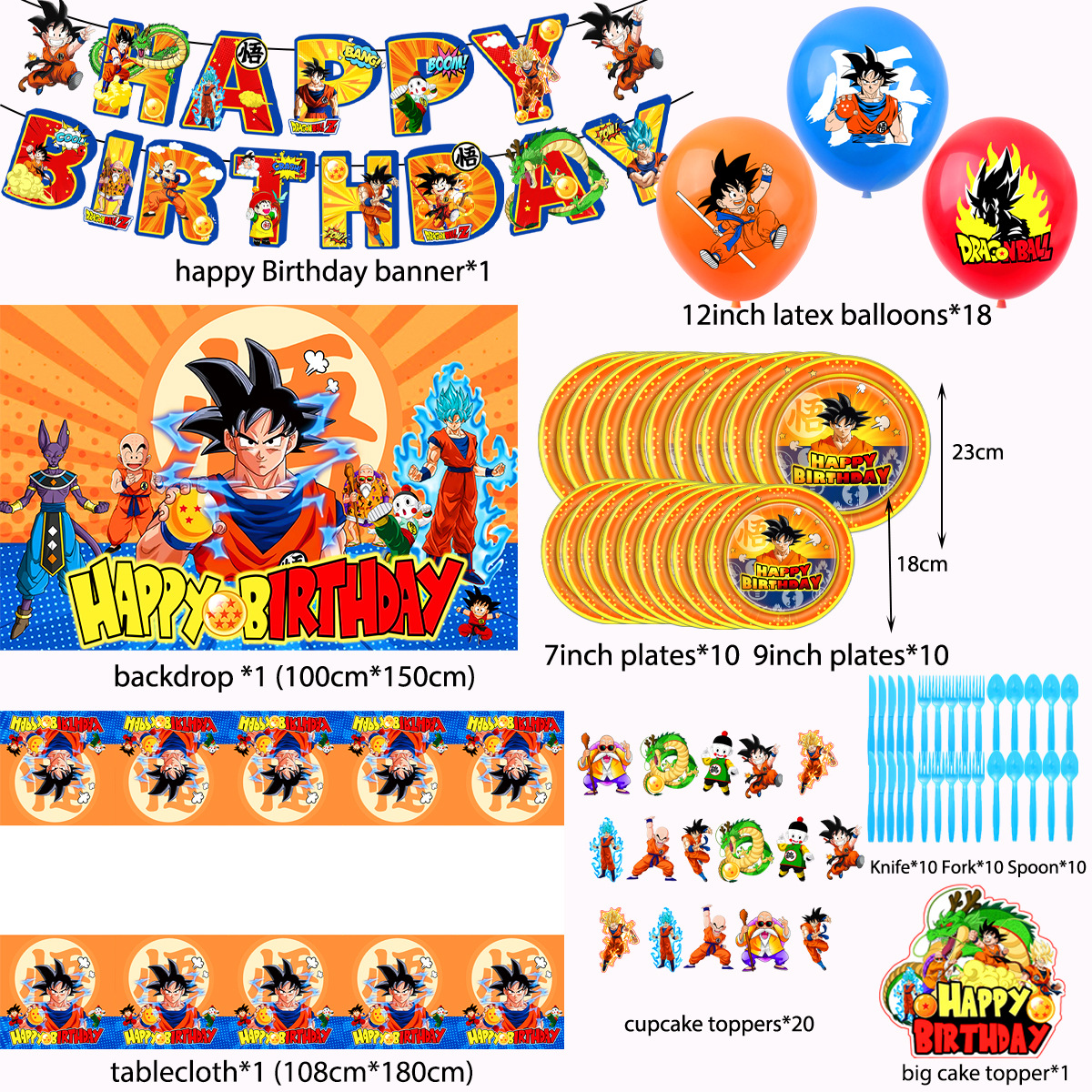 Dragon Ball Theme Party Suppli - مراجعة Kitchen Decor Lighting وسعره