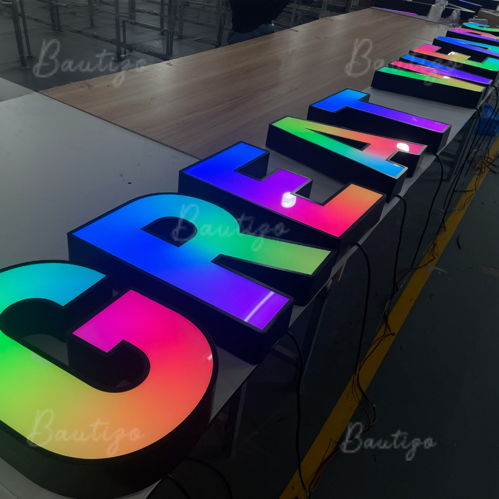 Custom RGB Metal LED Sign Wall - مراجعة Lighting Decor Company وسعره