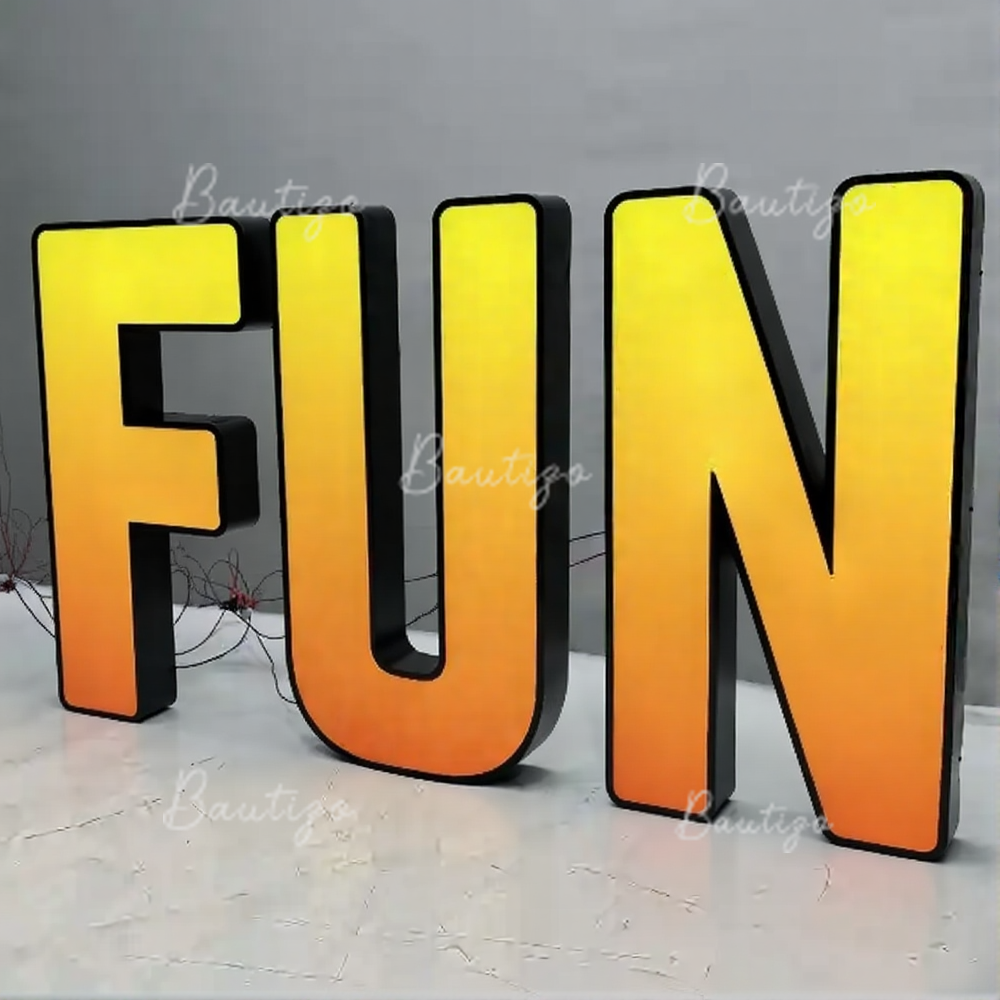 Custom RGB Metal LED Sign Wall - مراجعة Lighting Decor Company وسعره