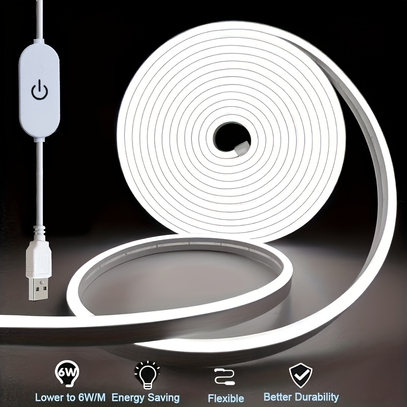 5V USB Touch Sensor LED Neon S - مراجعة Kitchen Decor Lighting وسعره