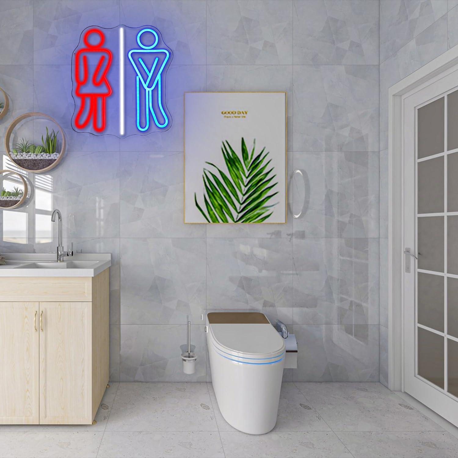 Restroom Neon Signs Toilets US - مراجعة Lighting Decor For Bedroom وسعره
