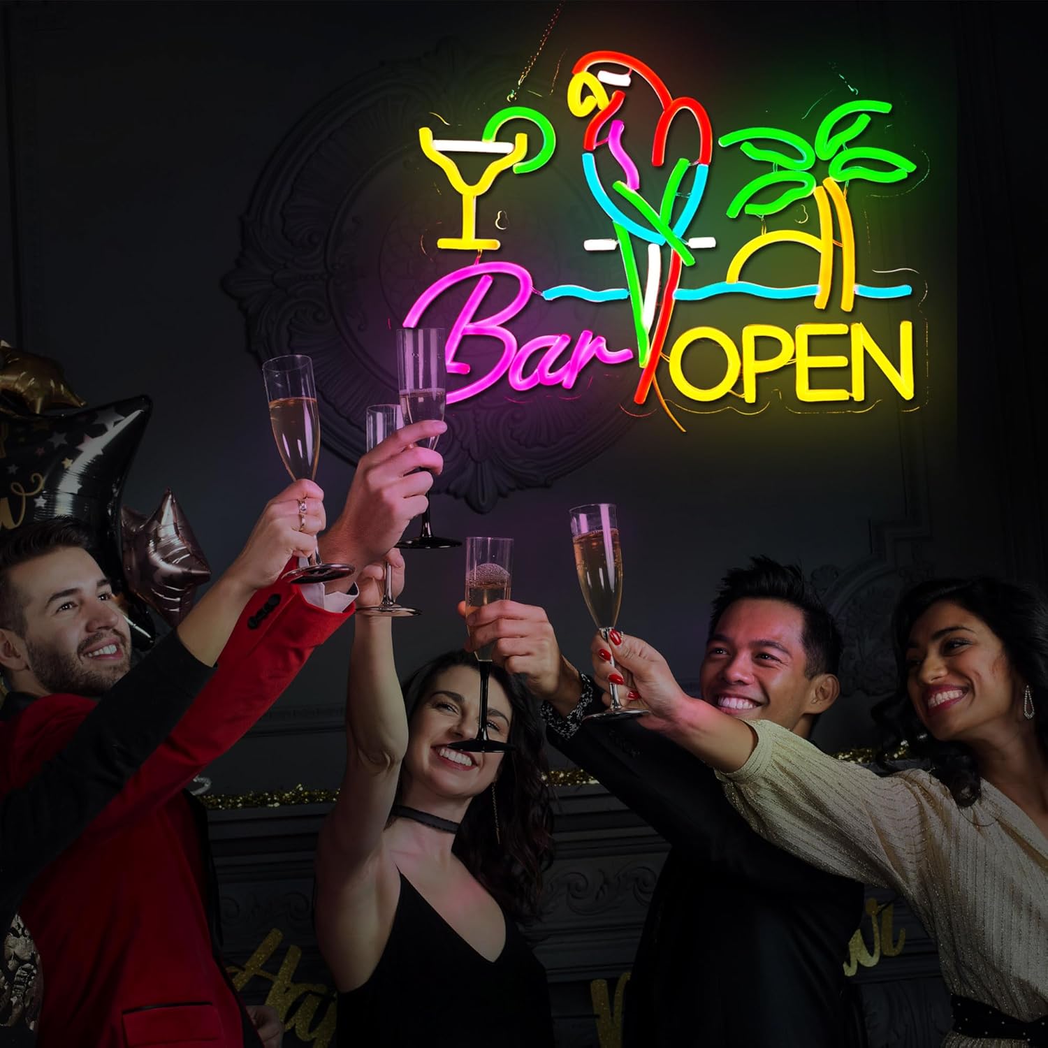 Bar Open Neon Sign Business Ar - مراجعة Lighting Decor For Bedroom وسعره