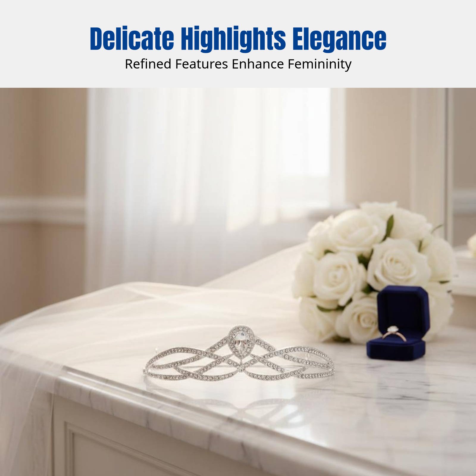 Zircon Inlaid Headband, Stylis - مراجعة Elegant Decor & Lighting Llc وسعره