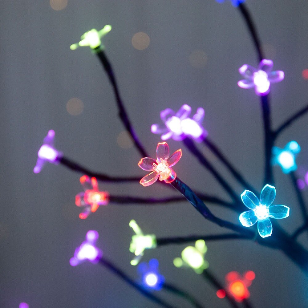 1/2PC 20LED Cherry Blossom Tre - مراجعة Decor Lighting Lamps وسعره