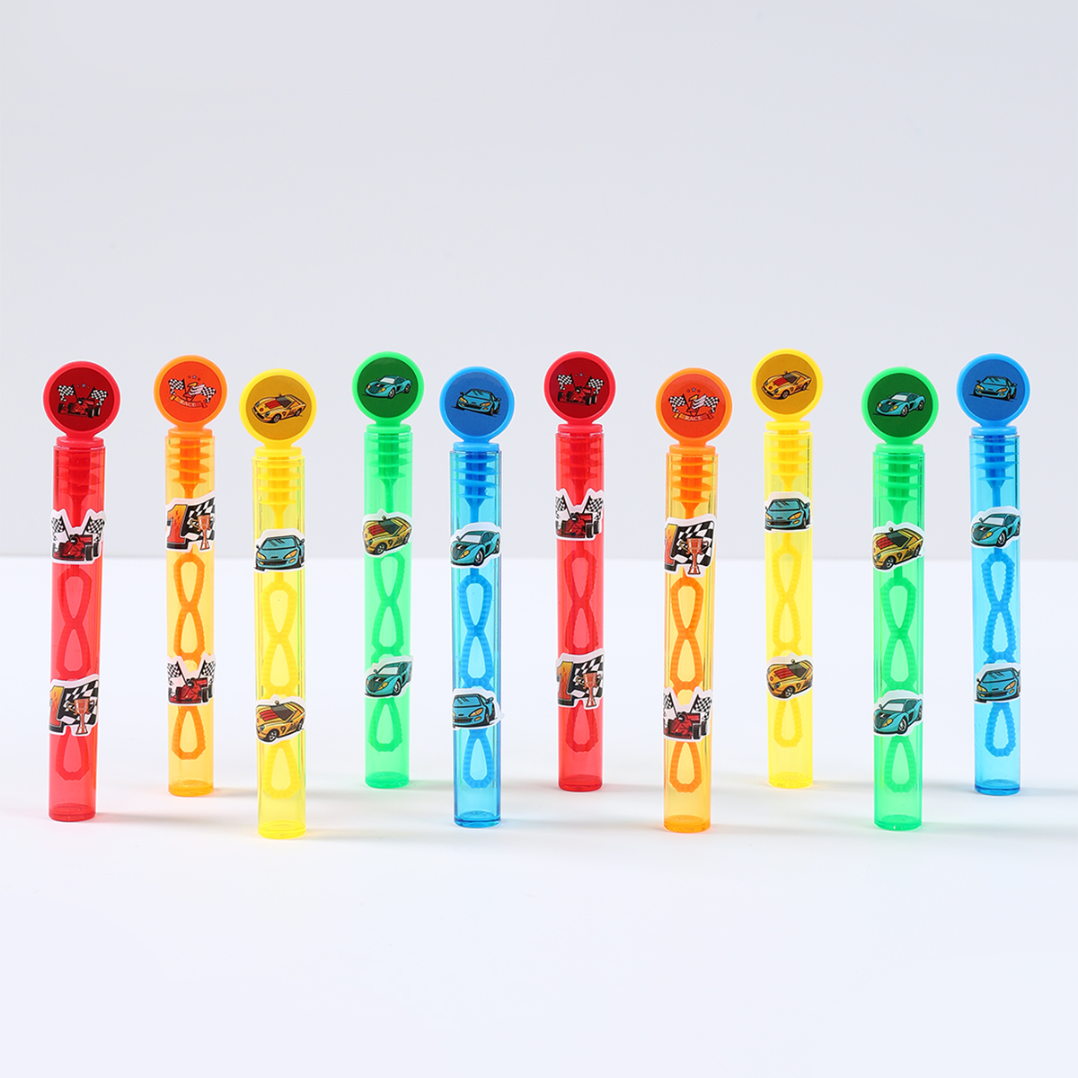 10Pcs Racer Car Tube Soap Bott - مراجعة Lighting Mcqueen Birthday Decor وسعره