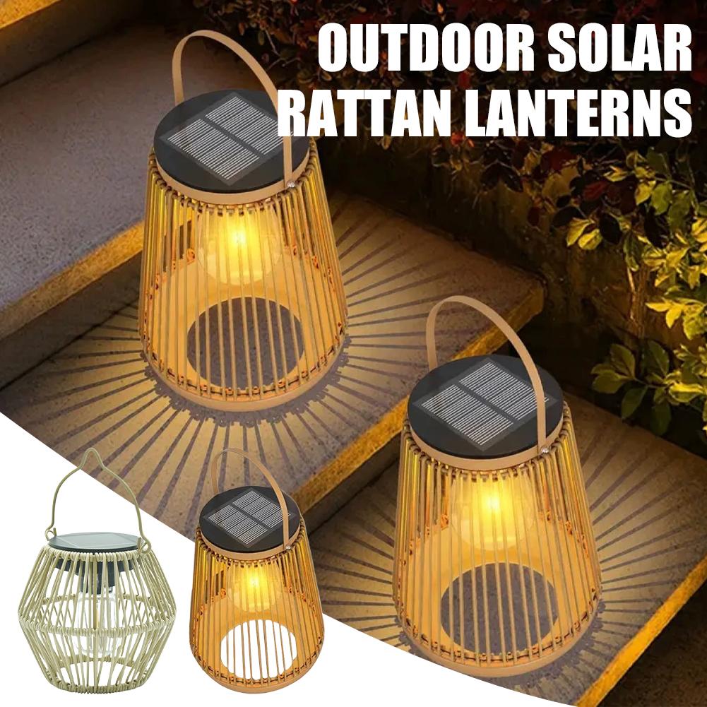 IP65 Waterproof Solar Rattan L - مراجعة Decor Lighting Lamps وسعره