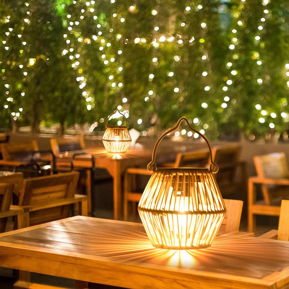 IP65 Waterproof Solar Rattan L - مراجعة Decor Lighting Lamps وسعره