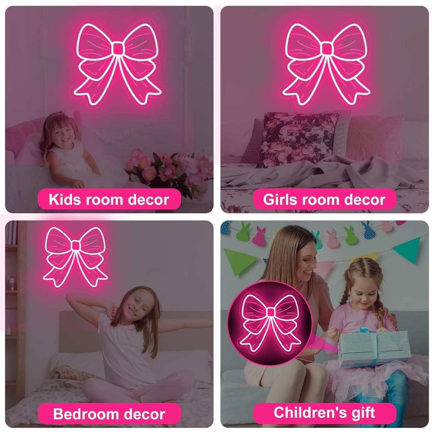 Bow Neon Signs USB Dimmable LE - مراجعة Lighting Decor For Room وسعره