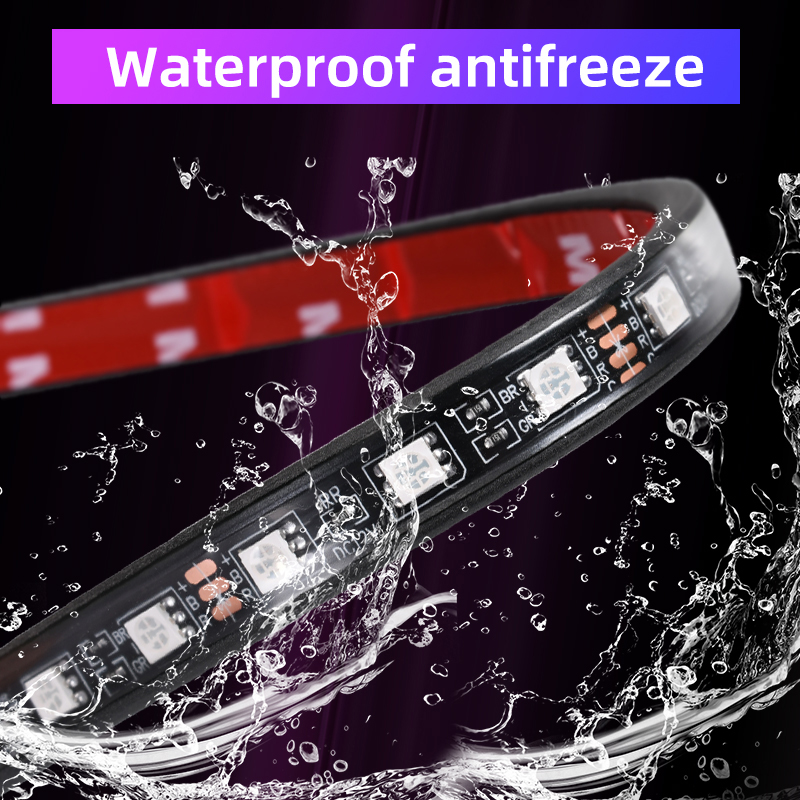 APP LED Motorcycle Car Atmosph - مراجعة Lighting Bolt Decor وسعره