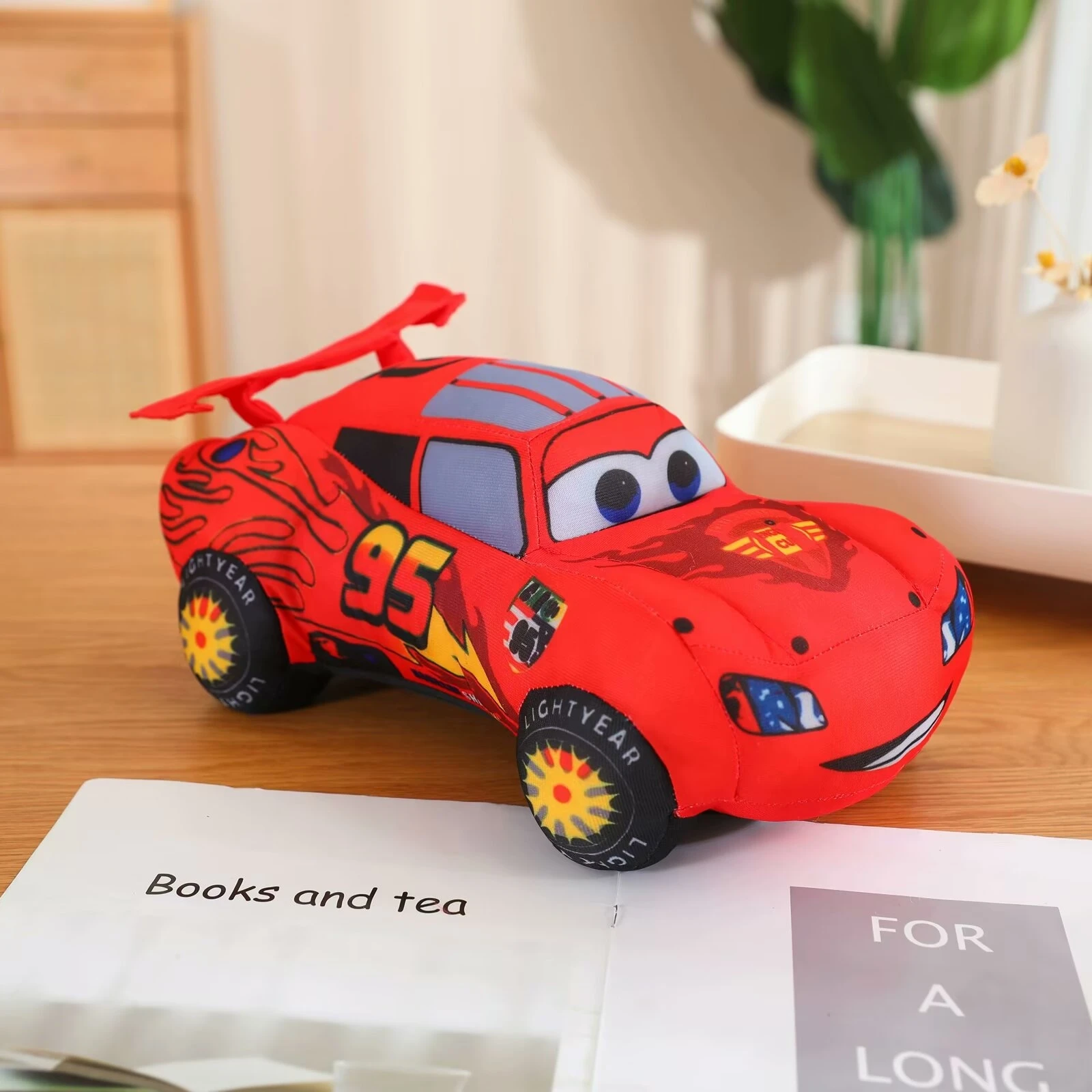 Cartoon Lightning McQueen Plus - مراجعة Lighting Mcqueen Birthday Decor وسعره