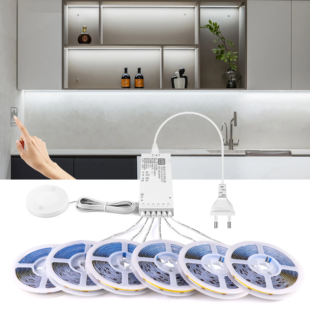 2-6PCS COB LED Strip Light Kit - مراجعة Lighting Bolt Decor وسعره