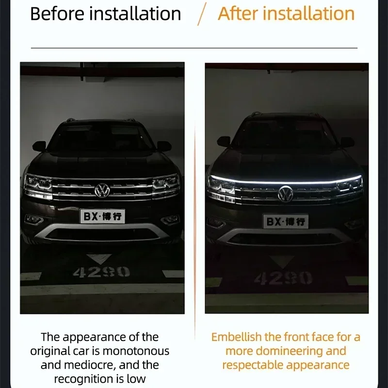 New Car Signal Lights Daytime  - مراجعة Lighting Bolt Decor وسعره