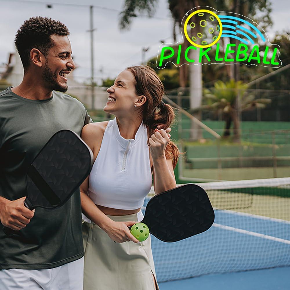 Pickleball Neon Sign USB Dimma - مراجعة Lighting Decor For Bedroom وسعره