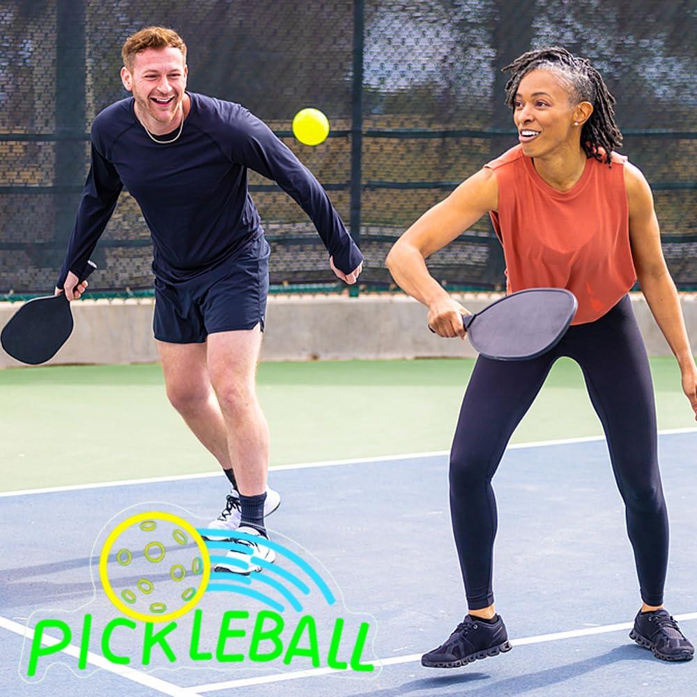 Pickleball Neon Sign USB Dimma - مراجعة Lighting Decor For Bedroom وسعره