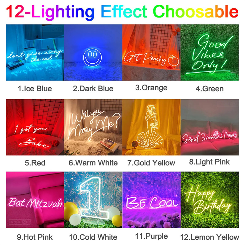 Custom Led Neon Signs LED Ligh - مراجعة Lighting Decoration Wedding وسعره