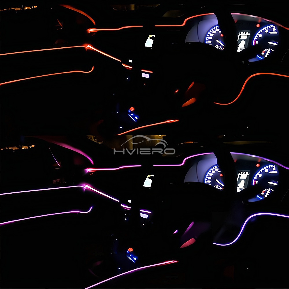 1/2/3/5M Car Interior Atmosphe - مراجعة Lighting Bolt Decor وسعره
