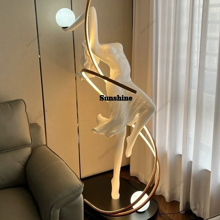 Abstract Sculpture 3-color Lig - مراجعة Decor Lighting Floor Lamps وسعره