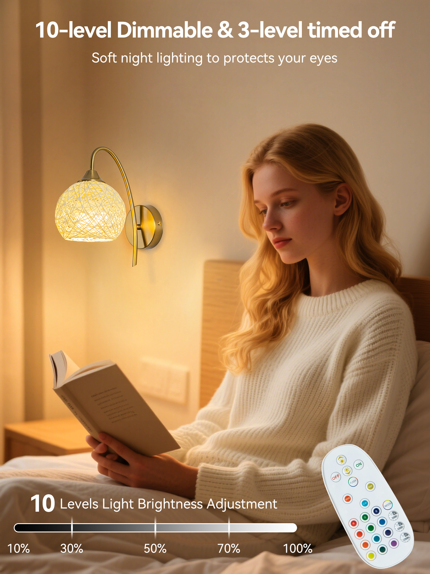 Battery-Powered Wall Light, Wi - مراجعة Lighting Decoration On Wall وسعره