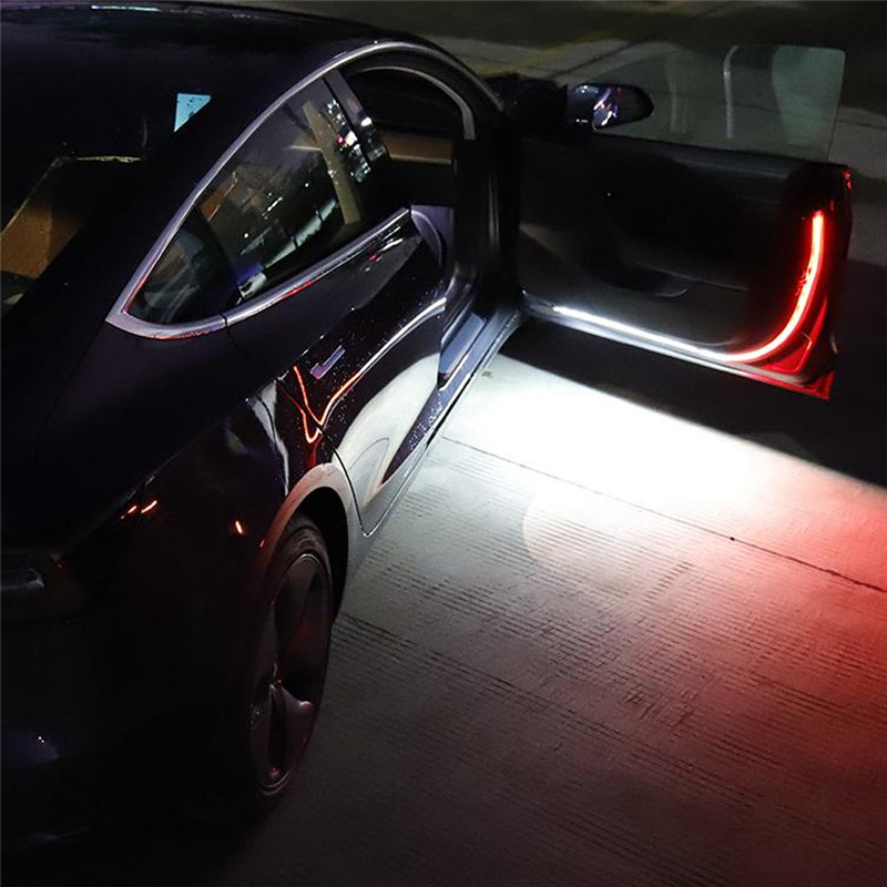 LED Car Door Opening Warning L - مراجعة Lighting Bolt Decor وسعره