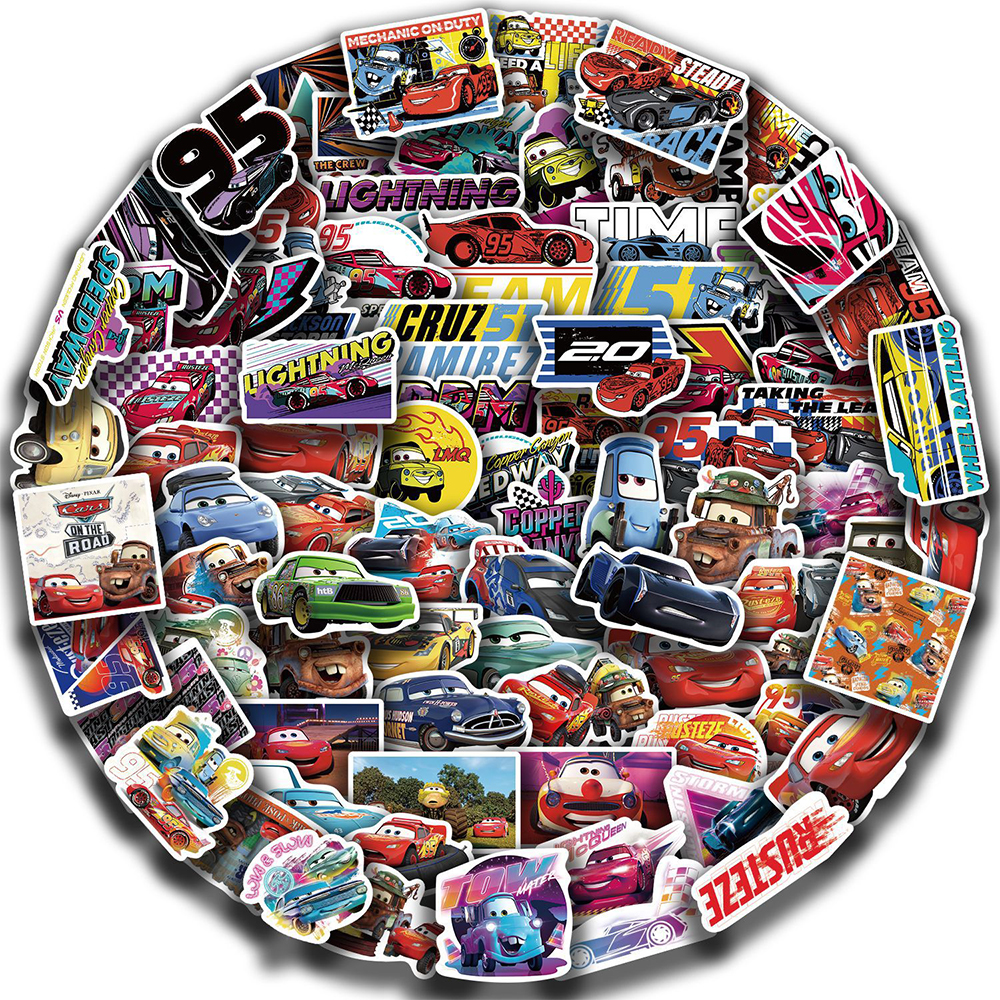 10/30/50/100pcs Disney Cartoon - مراجعة Lighting Mcqueen Birthday Decor وسعره
