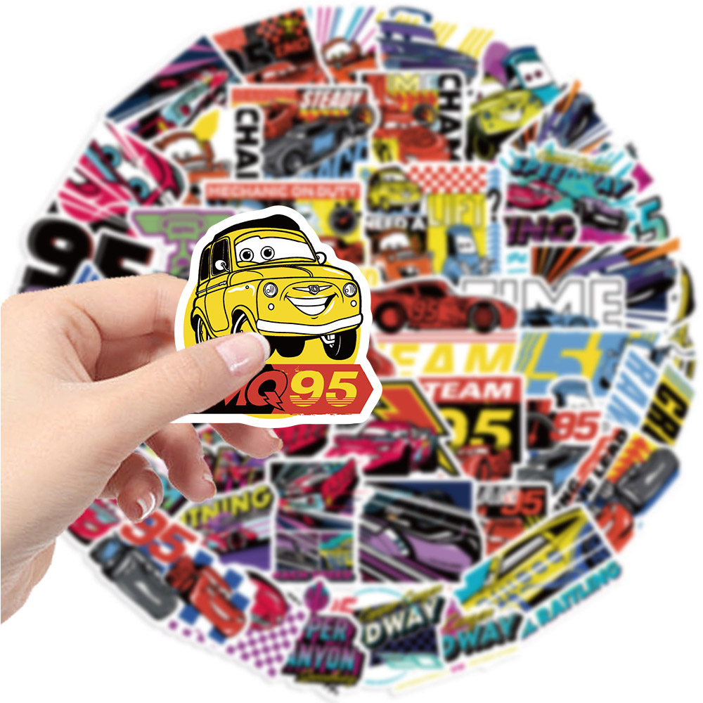 10/30/50/100pcs Disney Cartoon - مراجعة Lighting Mcqueen Birthday Decor وسعره