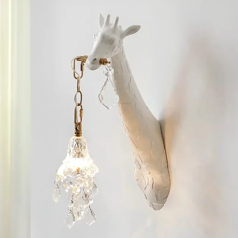 Nordic New Resin Giraffe LED W - مراجعة Lighting Decoration On Wall وسعره