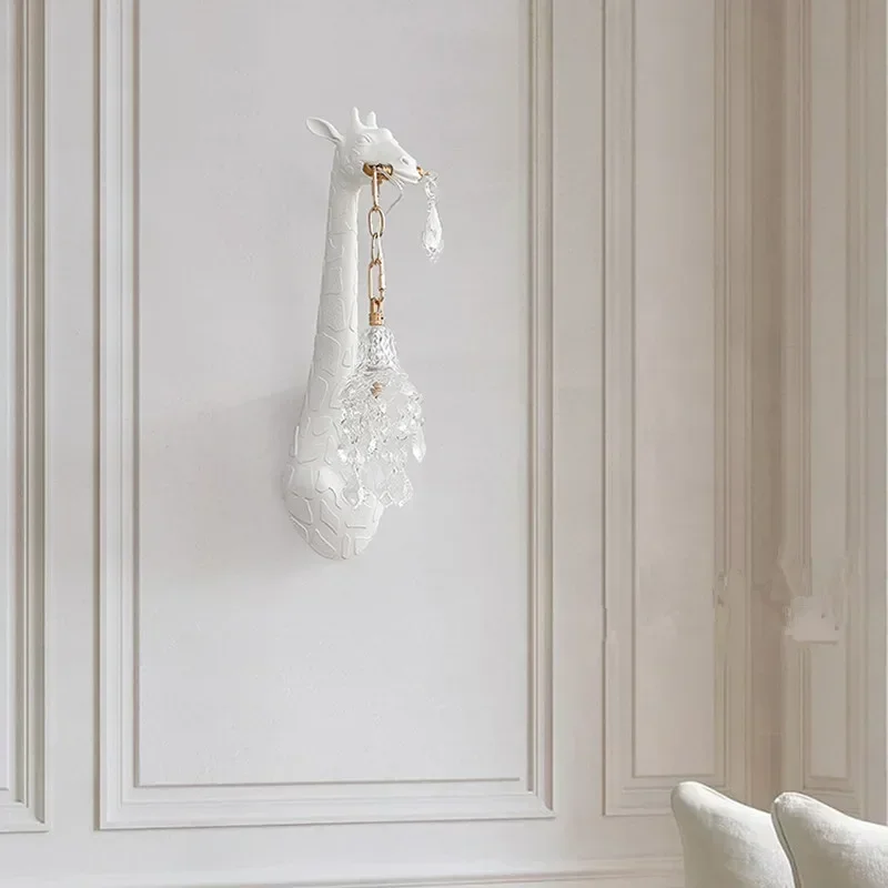 Nordic New Resin Giraffe LED W - مراجعة Lighting Decoration On Wall وسعره