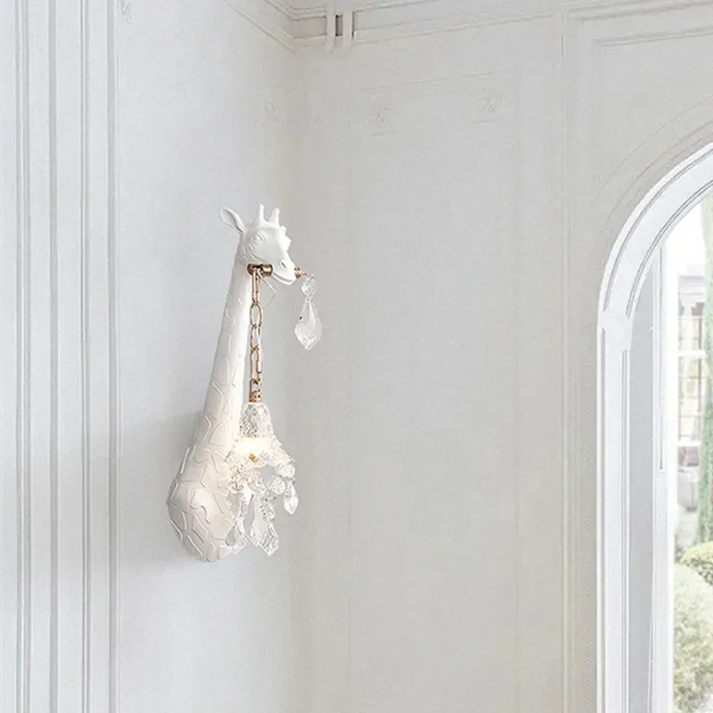 Nordic New Resin Giraffe LED W - مراجعة Lighting Decoration On Wall وسعره
