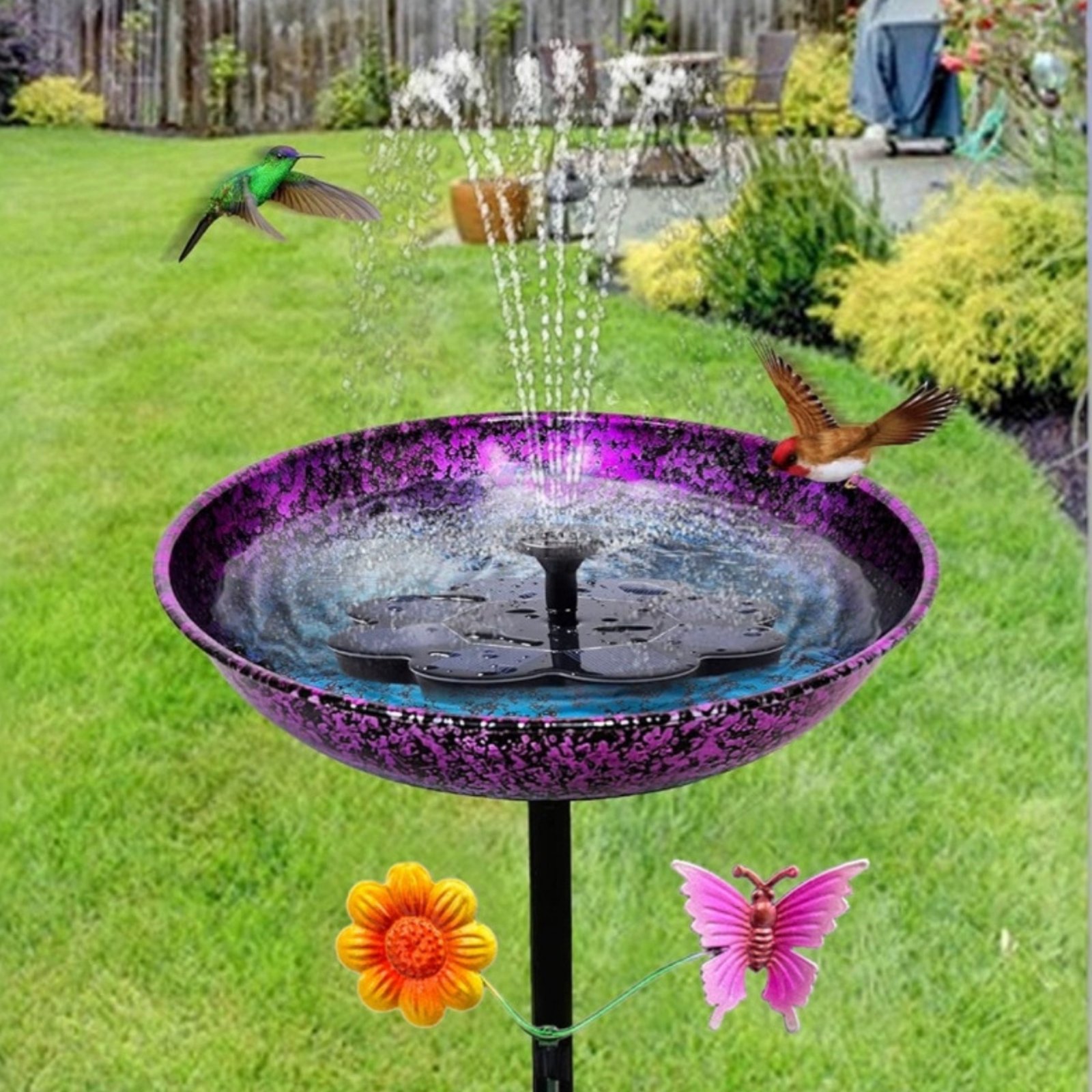 Metal Bird Bath Long-Lasting R - مراجعة Elegant Decor & Lighting Llc وسعره