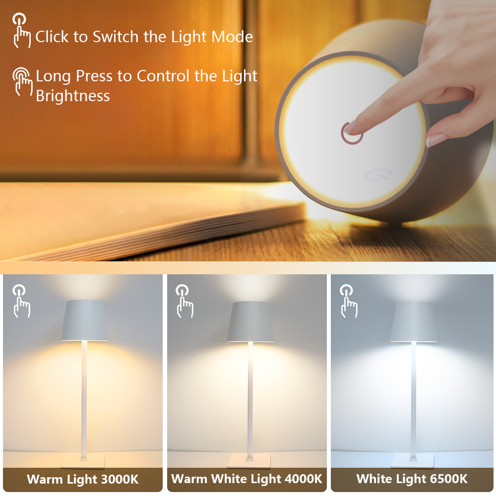 LED Rechargeable Desk Light Wi - مراجعة Lighting Decor For Room وسعره