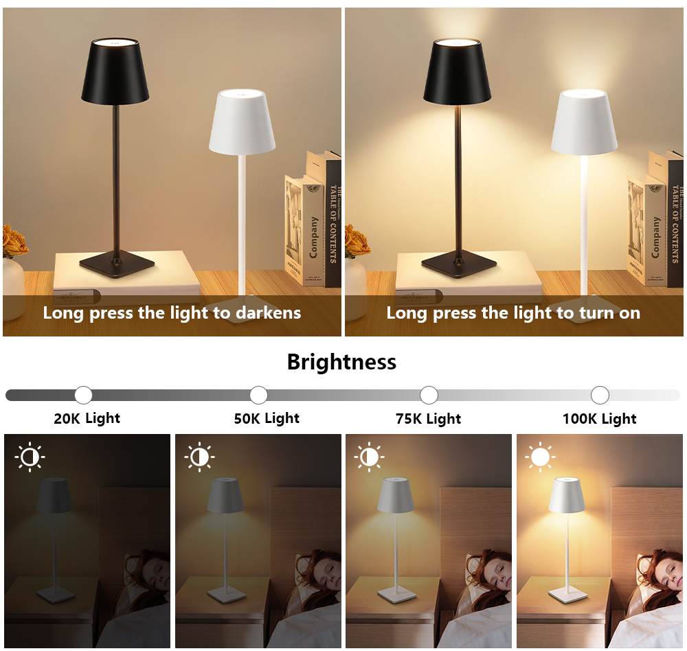 LED Rechargeable Desk Light Wi - مراجعة Lighting Decor For Room وسعره