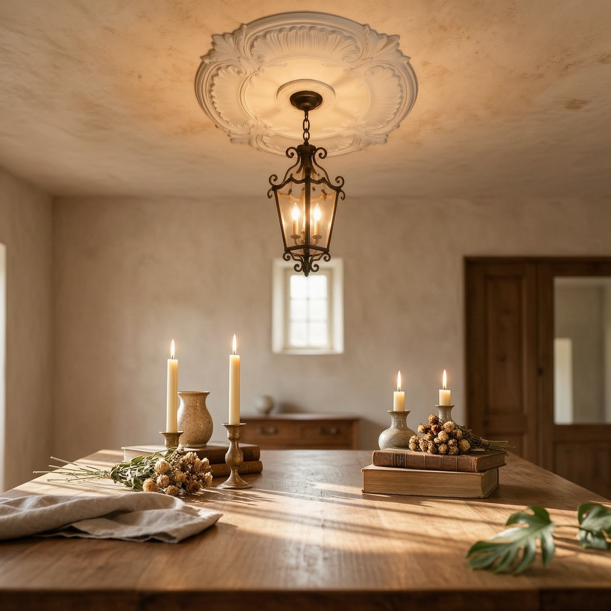 Round PU Ceiling Medallion Orn - مراجعة Decor Lighting & Decor Fires Photos وسعره