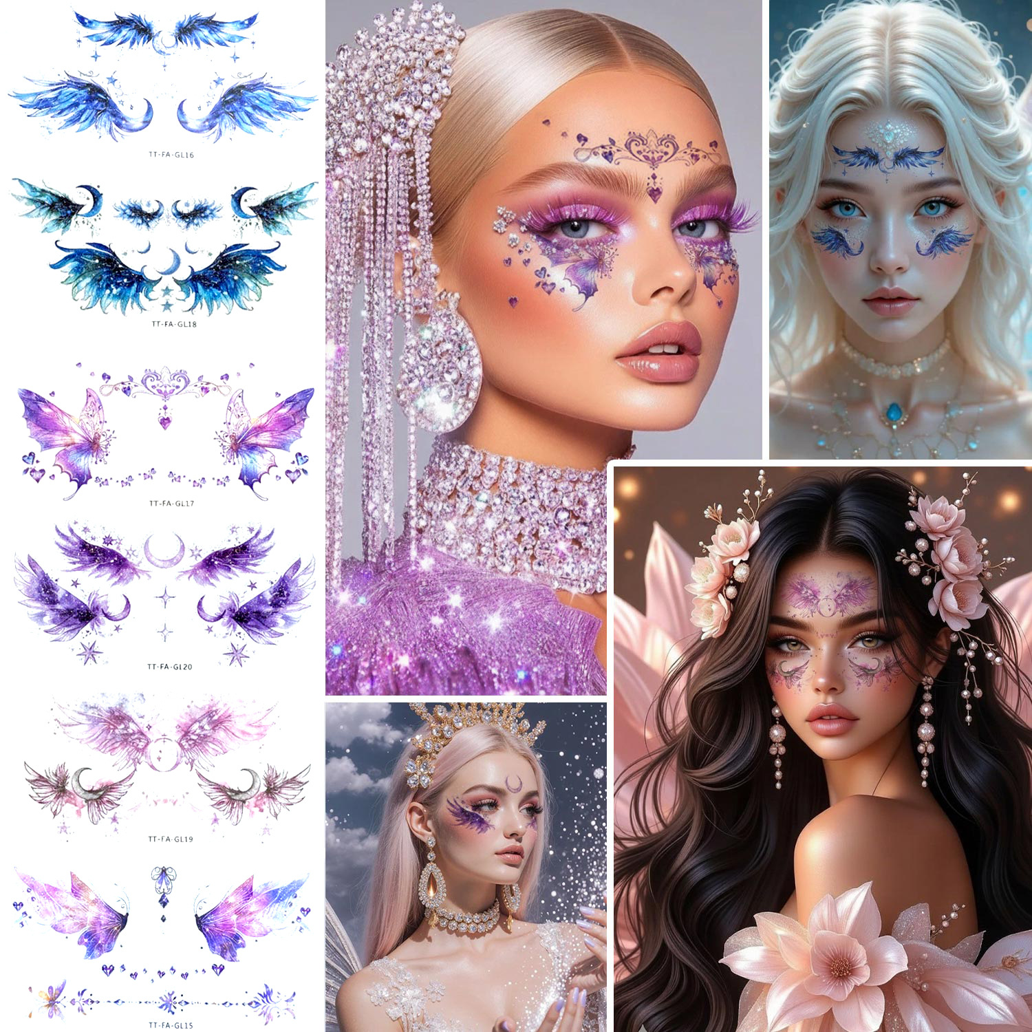 Glitter Angel Face Stickers Co - مراجعة Elegant Decor & Lighting Llc وسعره