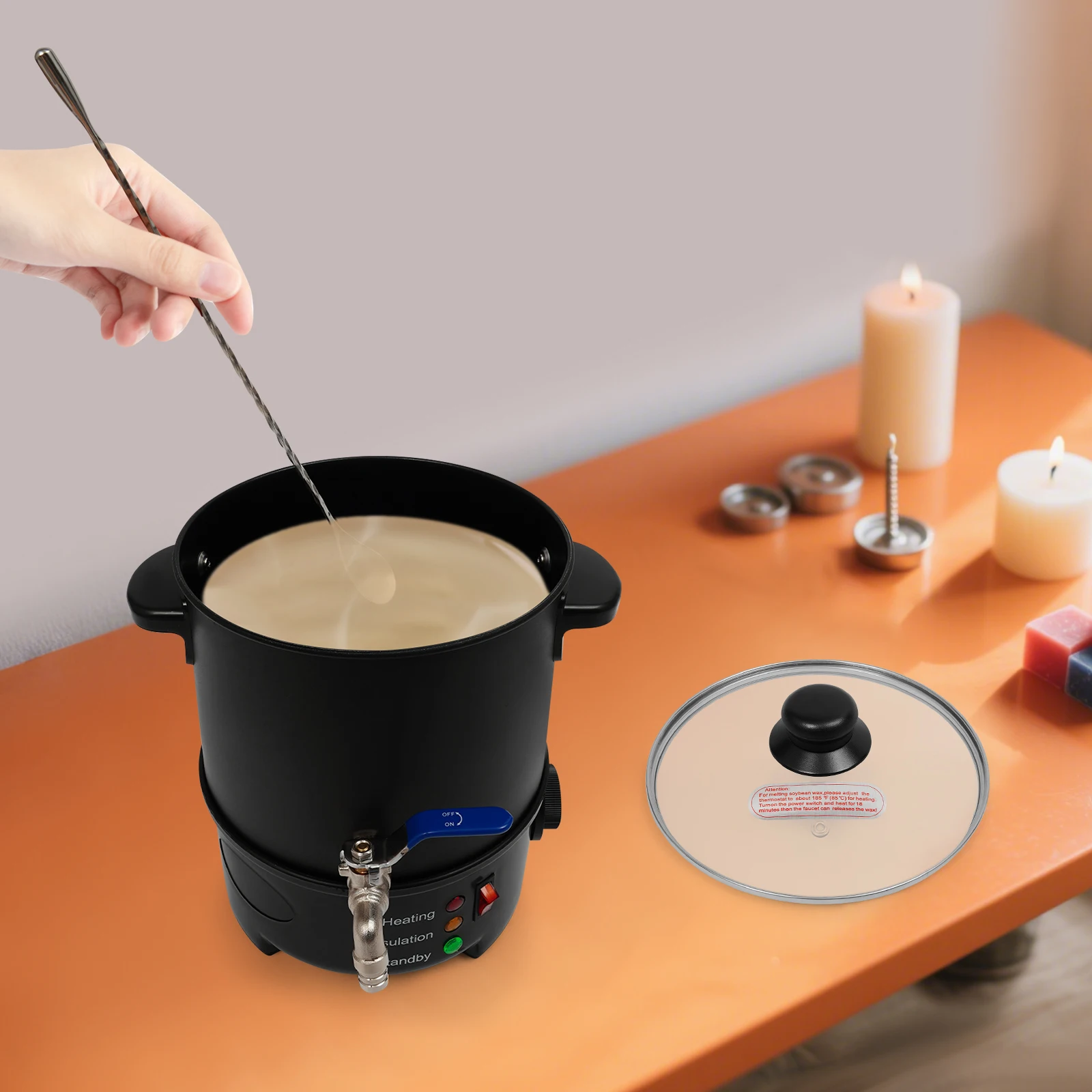 4L Electric Wax Melter, 600W 1 - مراجعة Wax Melter Electric وسعره