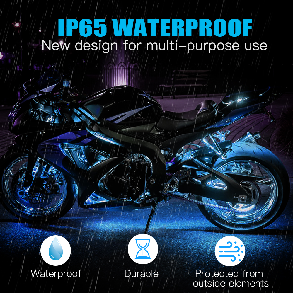 LED Motorcycle Decorative Ambi - مراجعة Lighting Bolt Decor وسعره